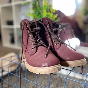 Rue 21 Maroon Timbs